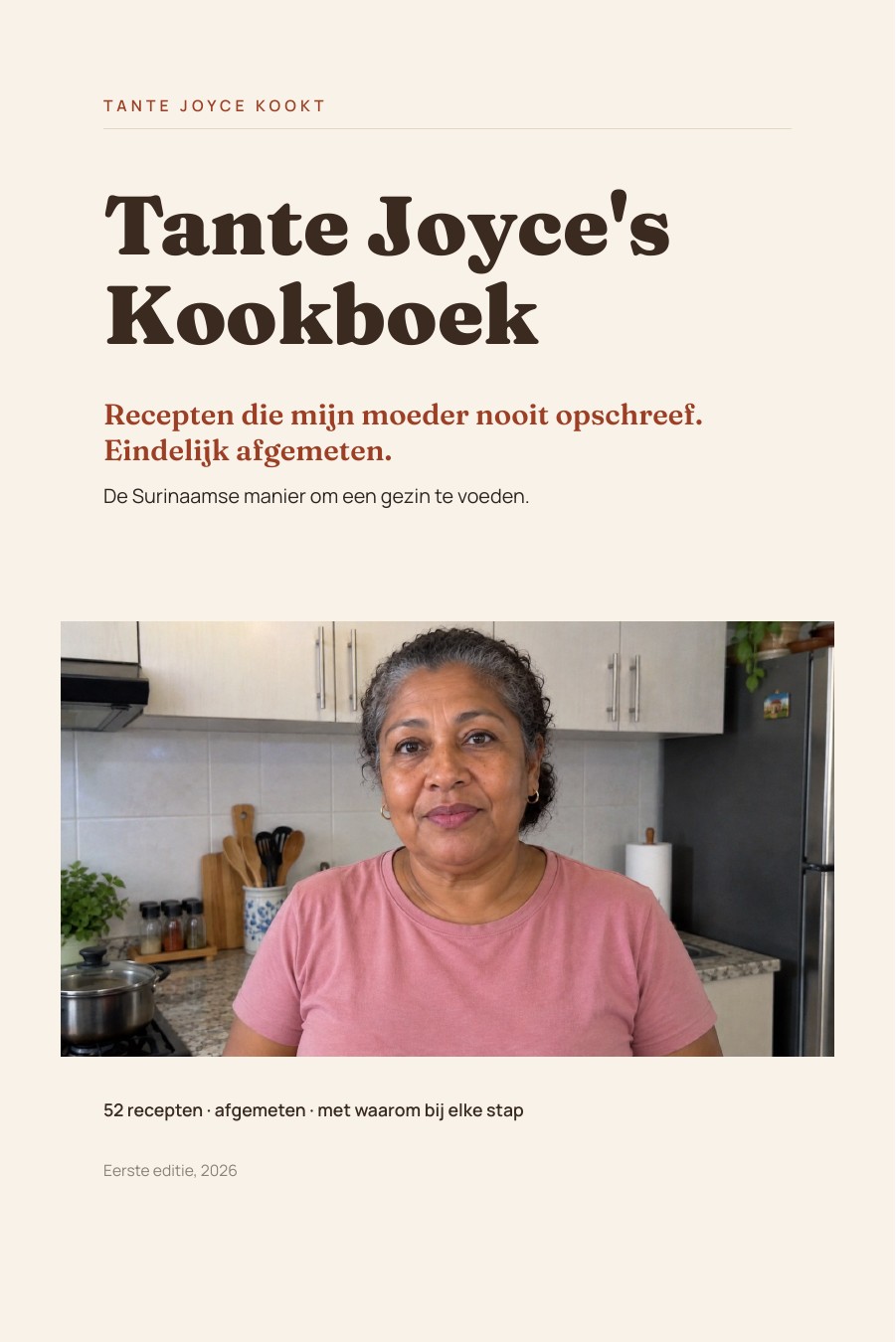 Cover van Tante Joyce's Kookboek